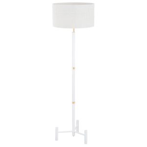 Lampa podłogowa biało-złota SUPRA 1xE27x15W wym:155x45x45cm Alfa 891631 Lampa podłogowa biało-złota SUPRA 1xE27x15W wym:155x45x45cm Alfa 891631
