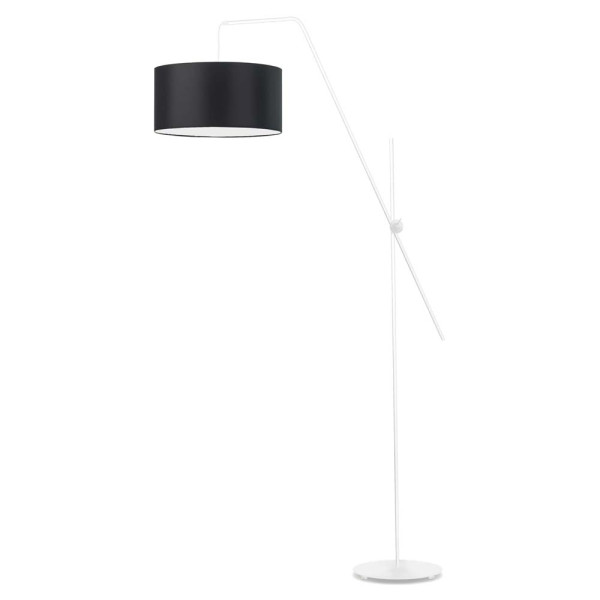 Lampa podłogowa BILBAO regulacja loft Biały/ Czarny 874255
