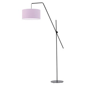 Lampa podłogowa BILBAO regulowana loft Czarny/ Jasny Fioletowy 874240 Lampa podłogowa BILBAO regulowana loft Czarny/ Jasny Fioletowy 874240