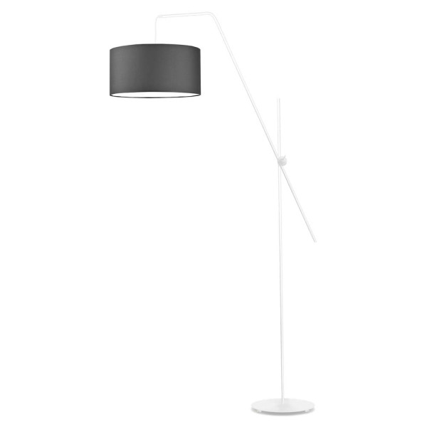 Lampa podłogowa BILBAO wysięgnik regulowany Biały/ Grafitowy 874260