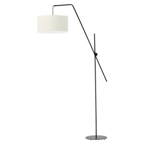 Lampa podłogowa BILBAO z regulacją do czytania Czarny/ Ecru 874264 Lampa podłogowa BILBAO z regulacją do czytania Czarny/ Ecru 874264