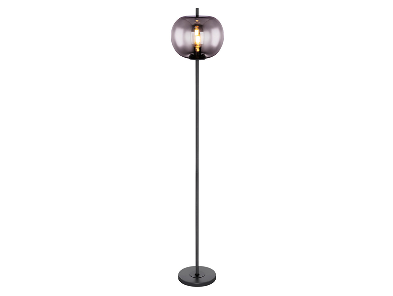 Lampa podłogowa Blacky szklana czarna 53489