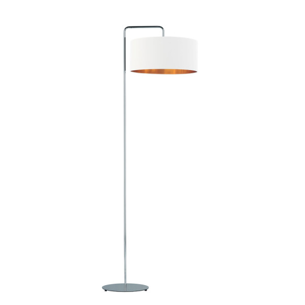 Lampa podłogowa BOLIVIA GOLD elegancka do salonu SREBRNY 942335
