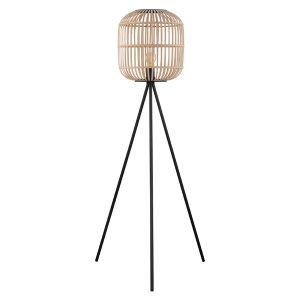Lampa podłogowa Bordesley stalowa czarna 32565 Lampa podłogowa Bordesley stalowa czarna 32565