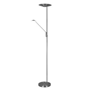 Lampa podłogowa BRANFORD srebrno-biała LED 2x30W Odcienie bieli 3500lm Trio 883395 Lampa podłogowa BRANFORD srebrno-biała LED 2x30W Odcienie bieli 3500lm Trio 883395