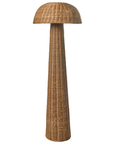 Lampa podłogowa brązowa wiklinowa 786003