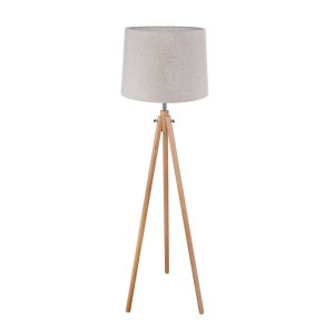 Lampa podłogowa brązowo-beżowa CALVIN 1xE27x60W wym:161,5x51x51cm Maytoni 883444 Lampa podłogowa brązowo-beżowa CALVIN 1xE27x60W wym:161,5x51x51cm Maytoni 883444
