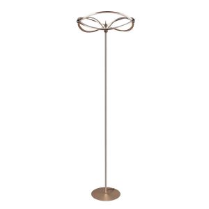 Lampa podłogowa CHARIVARI złota LED 1x31W Ciepła biel 3700lm Trio 883368 Lampa podłogowa CHARIVARI złota LED 1x31W Ciepła biel 3700lm Trio 883368