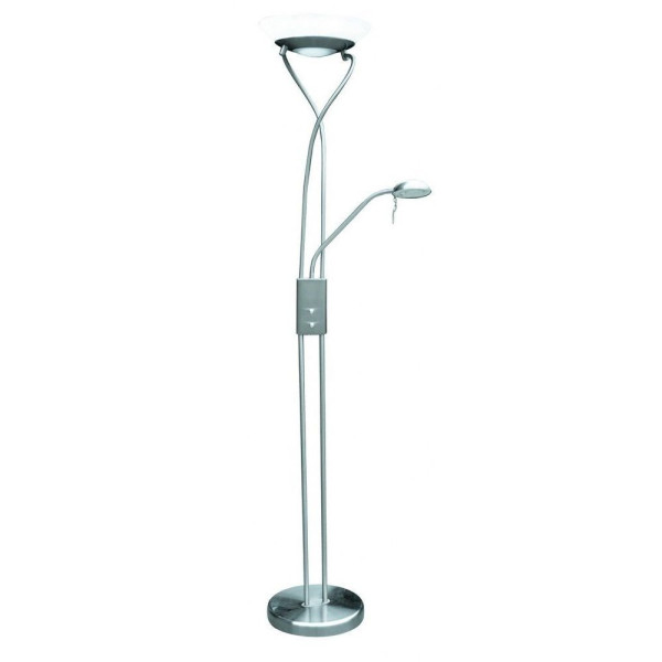 Lampa podłogowa chrom satyna Gamma 1xR7sx60W wym:174x32x32cm Rabalux 954076