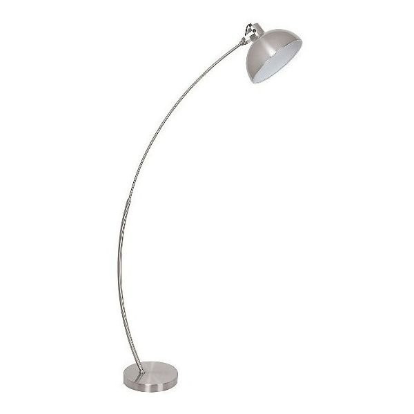 Lampa podłogowa chrom satynowany-biała Otto 1xE27x60W Rabalux 959552