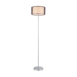Lampa podłogowa chromowana brązowa Anastasia 1xE27x60W Rabalux 954071