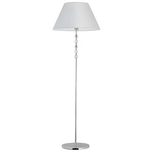 Lampa podłogowa chromowana EMMANUELLE 1xE27x15W wym:152x50x50cm Alfa 891884