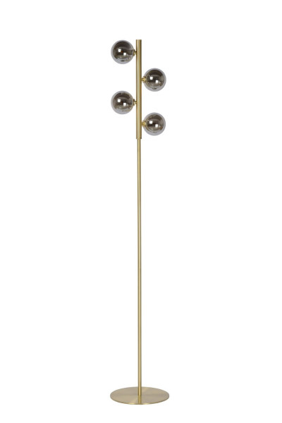 Lampa podłogowa chromowana złota TYCHO 4xG9x28W wym:154x25x22,5cm Lucide 1050127