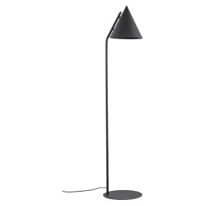 Lampa podłogowa Cono Black metalowa czarna 266237