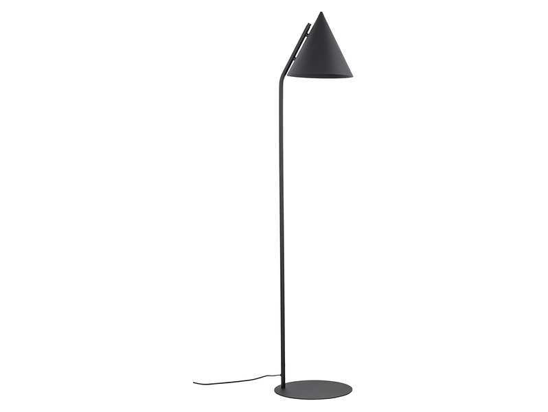 Lampa podłogowa Cono Black metalowa czarna 266237