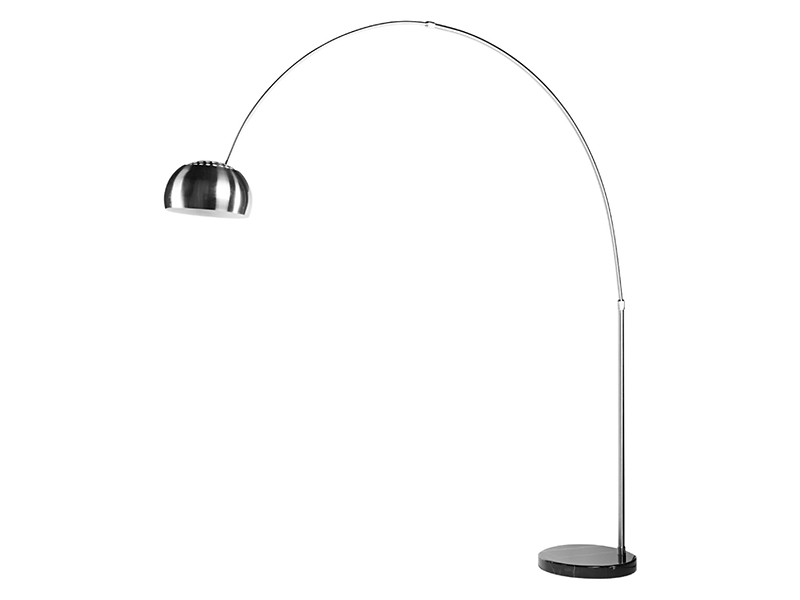 Lampa podłogowa Cosmo metalowa srebrna 32602