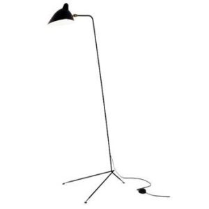 Lampa podłogowa CRANE-F1 czarna 160 cm wysoka loft 192646
