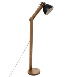 LAMPA PODŁOGOWA Cuba sosna/metal REGULOWANY ABAŻUR 438561