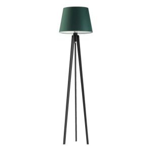 Lampa podłogowa CURACAO abażur zieleń butelk stelaż hebanowy 107995