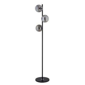 Lampa podłogowa czarna-chromowana MALAGA 3xE14x10W wym:157x32x32cm Alfa 891832 Lampa podłogowa czarna-chromowana MALAGA 3xE14x10W wym:157x32x32cm Alfa 891832