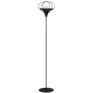 Lampa podłogowa czarna DANTON II 1xE27x60W wym:175×31,5×31,5cm Aldex 891724
