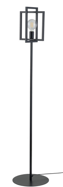 Lampa podłogowa czarna Eden 1xE27x15W wym:161x35x35cm Sigma 1050145