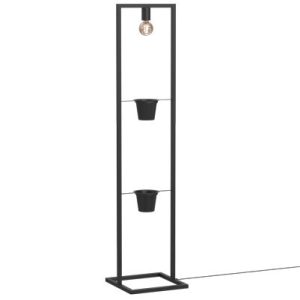 Lampa podłogowa czarna matowa Flores 1xE27x15W wym:152x34x34cm Luminex 1050151 Lampa podłogowa czarna matowa Flores 1xE27x15W wym:152x34x34cm Luminex 1050151