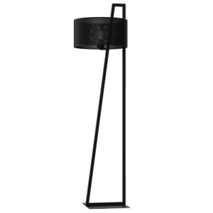 Lampa podłogowa czarna matowa Loft shade 1xE27x15W wym:150x40x40cm Luminex 1050093 Lampa podłogowa czarna matowa Loft shade 1xE27x15W wym:150x40x40cm Luminex 1050093