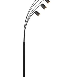 Lampa podłogowa czarna matowa MARLEY 5xGU10x10W wym:200x80x55cm Trio 883419 Lampa podłogowa czarna matowa MARLEY 5xGU10x10W wym:200x80x55cm Trio 883419