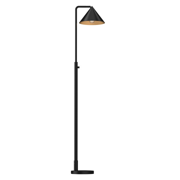 Lampa podłogowa czarna-matowa REMYCK 1xE27x60W Alora Mood 891793