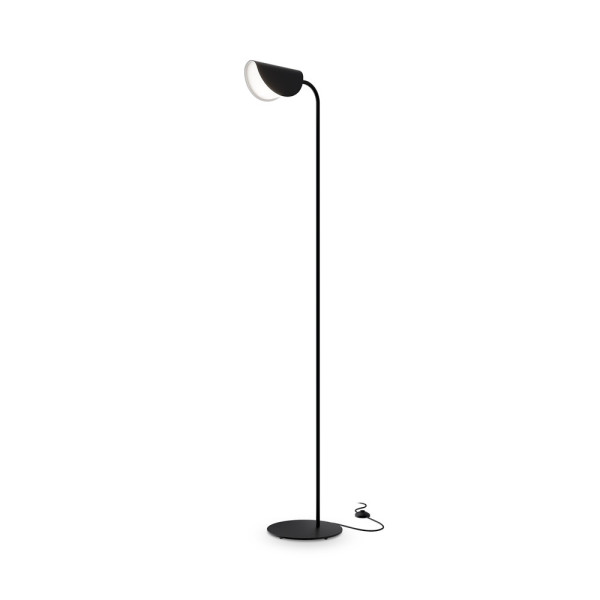 Lampa podłogowa czarna MOLLIS 1xG9x28W wym:140x32,5x23cm Maytoni 891688