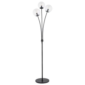Lampa podłogowa czarna SEBIA 3xE14x10W wym:175x45x45cm Alfa 891658 Lampa podłogowa czarna SEBIA 3xE14x10W wym:175x45x45cm Alfa 891658
