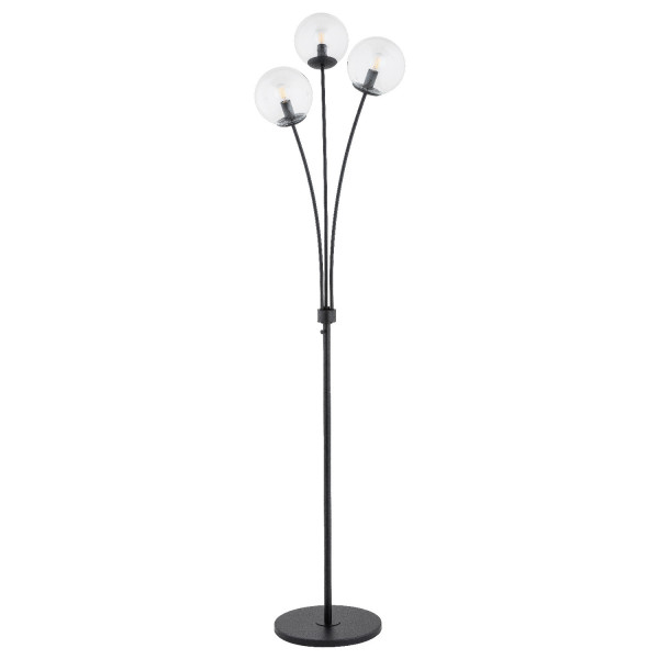 Lampa podłogowa czarna SEBIA 3xE14x10W wym:175x45x45cm Alfa 891658