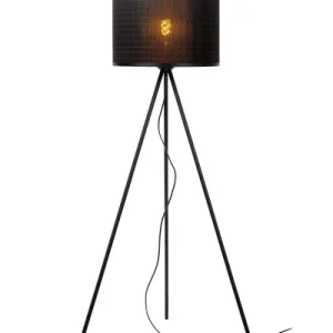 Lampa podłogowa czarna Tagalog 1xE27x40W wym:142x60x60cm Lucide 891738 Lampa podłogowa czarna Tagalog 1xE27x40W wym:142x60x60cm Lucide 891738