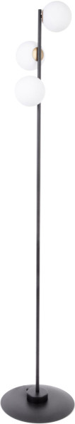 Lampa podłogowa czarno-biała Gama 3xG9x12W wym:160x29x29cm Sigma 1050114
