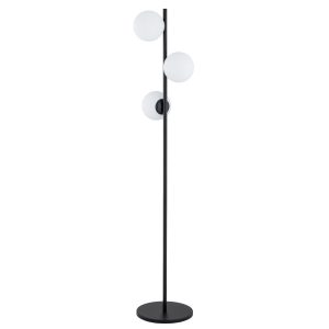 Lampa podłogowa czarno-biała MALAGA 3xE14x10W wym:157x32x32cm Alfa 891720 Lampa podłogowa czarno-biała MALAGA 3xE14x10W wym:157x32x32cm Alfa 891720