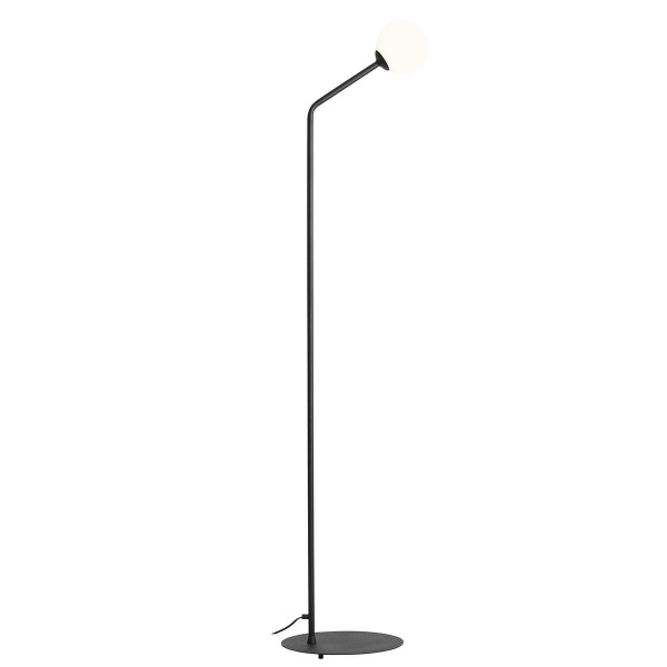 Lampa podłogowa czarno-biała PURE 1xE14x40W wym:164x32x175cm Aldex 883390