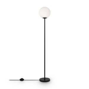 Lampa podłogowa czarno-biała RING 1xE27x60W wym:155x25x25cm Maytoni 883396 Lampa podłogowa czarno-biała RING 1xE27x60W wym:155x25x25cm Maytoni 883396
