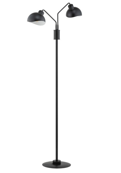 Lampa podłogowa czarno-biała Roy 2xE27x15W wym:164x85x30cm Sigma 891754