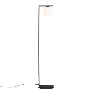 Lampa podłogowa czarno-biała ZAC 1xE27x60W wym:168×32,5x175cm Aldex 883495 Lampa podłogowa czarno-biała ZAC 1xE27x60W wym:168×32,5x175cm Aldex 883495
