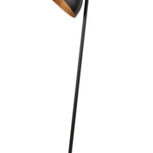Lampa podłogowa czarno-miedziana Sfera 2xE27x15W wym:156x60x35cm Sigma 1050090