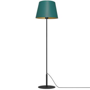 Lampa podłogowa czarno-zielono-złota Arden 1xE27x15W Luminex 1050112