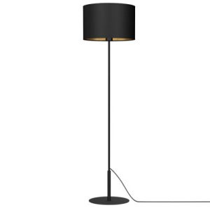 Lampa podłogowa czarno-złota Arden 1xE27x15W wym:150x40x40cm Luminex 1050089