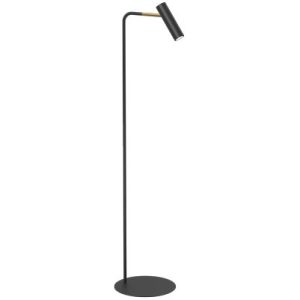 Lampa podłogowa czarno-złota Axion 1xGU10x8W wym:159x34x34cm Luminex 1050304