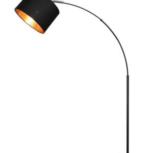 Lampa podłogowa czarno-złota BOLIVIA 1xE27x10W wym:171x35x35cm RL 891797
