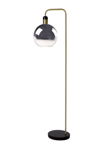Lampa podłogowa czarno-złota JULIUS 1xE27x25W wym:158x28x44cm Lucide 1050122