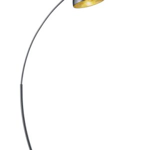 Lampa podłogowa czarno-złota RECIFE 1xE27x60W wym:155x25x25cm RL 1050410