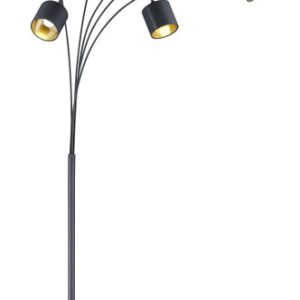 Lampa podłogowa czarno-złota TOMMY 5xE14x28W wym:200x30x30cm RL 1050128 Lampa podłogowa czarno-złota TOMMY 5xE14x28W wym:200x30x30cm RL 1050128