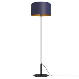 Lampa podłogowa czarny granat złoty Arden 1xE27x15W wym:150x40x40cm Luminex 1050155 Lampa podłogowa czarny granat złoty Arden 1xE27x15W wym:150x40x40cm Luminex 1050155