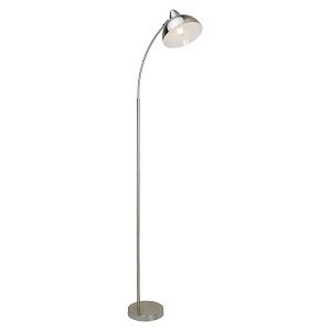 Lampa podłogowa Daron metalowa srebrna 299332 Lampa podłogowa Daron metalowa srebrna 299332